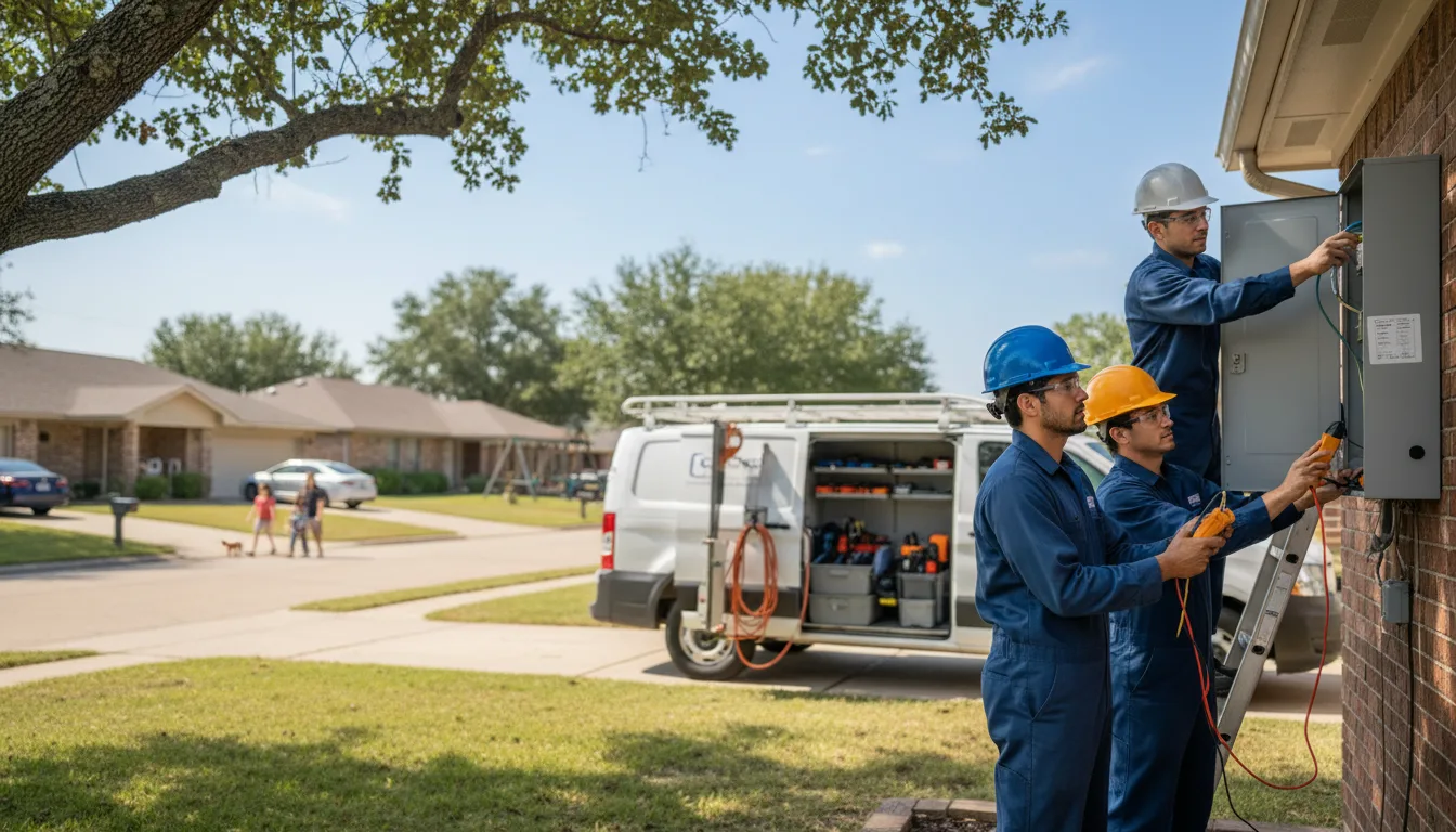 Certified electrician providing emergency electrical services in Central City, NE